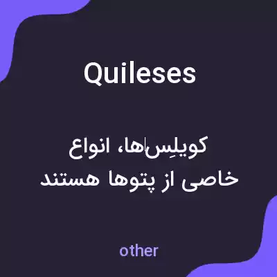 معنی quileses به فارسی معنی quileses به فارسی
