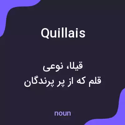 معنی quillais به فارسی معنی quillais به فارسی