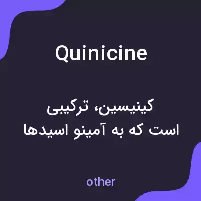 معنی quinicine به فارسی معنی quinicine به فارسی