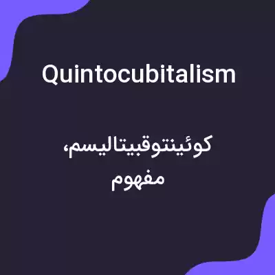 معنی quintocubitalism به فارسی معنی quintocubitalism به فارسی