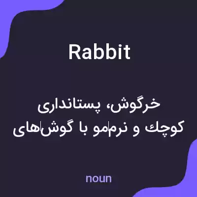معنی rabbit به فارسی معنی rabbit به فارسی
