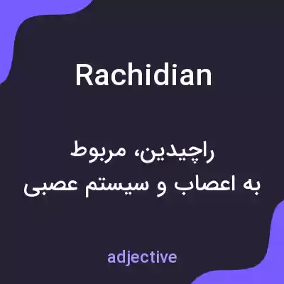 معنی rachidian به فارسی معنی rachidian به فارسی