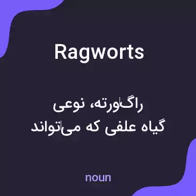 معنی ragworts به فارسی معنی ragworts به فارسی