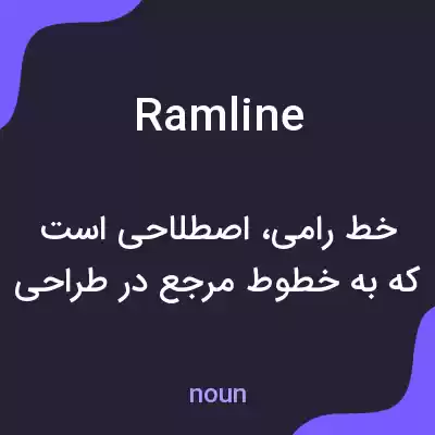 معنی ramline به فارسی معنی ramline به فارسی