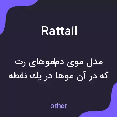 معنی rattail به فارسی معنی rattail به فارسی