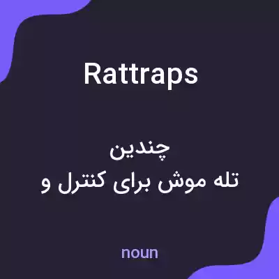 معنی rattraps به فارسی معنی rattraps به فارسی