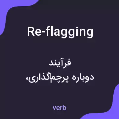معنی re-flagging به فارسی معنی re-flagging به فارسی