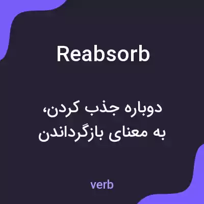 معنی reabsorb به فارسی معنی reabsorb به فارسی