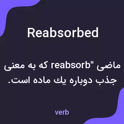 معنی reabsorbed به فارسی معنی reabsorbed به فارسی