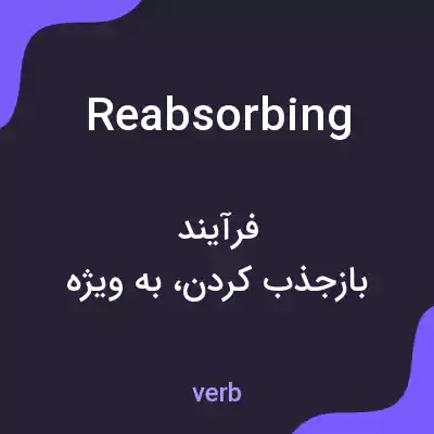 معنی reabsorbing به فارسی معنی reabsorbing به فارسی