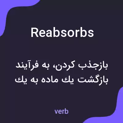 معنی reabsorbs به فارسی معنی reabsorbs به فارسی
