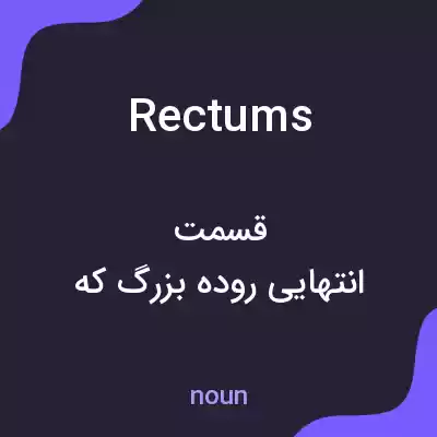 معنی rectums به فارسی معنی rectums به فارسی
