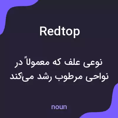 معنی red top به فارسی معنی red top به فارسی