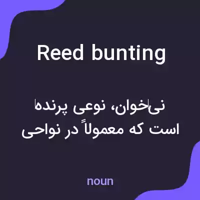 معنی reed bunting به فارسی معنی reed bunting به فارسی