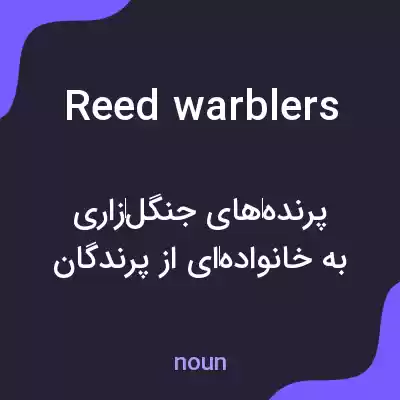 معنی reed warblers به فارسی معنی reed warblers به فارسی