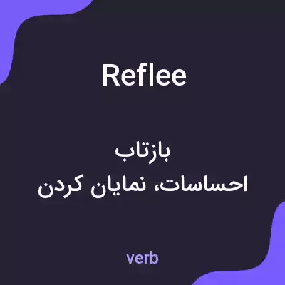 معنی reflee به فارسی معنی reflee به فارسی