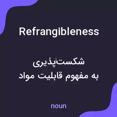 معنی refrangibleness به فارسی معنی refrangibleness به فارسی