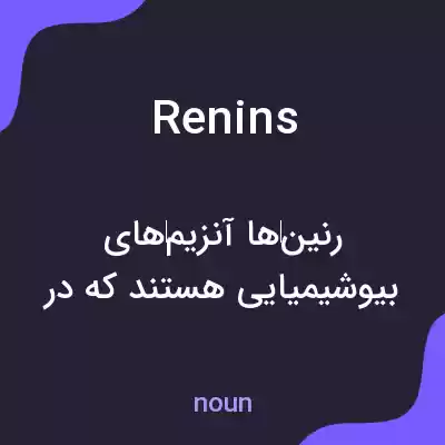 معنی renins به فارسی معنی renins به فارسی