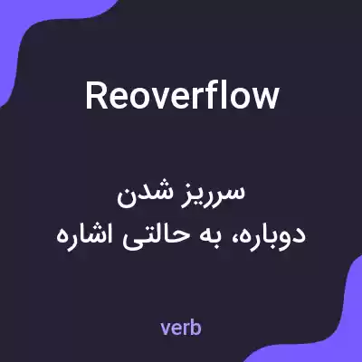 معنی reoverflow به فارسی معنی reoverflow به فارسی