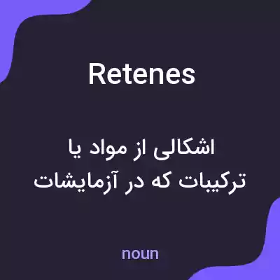 معنی retenes به فارسی معنی retenes به فارسی