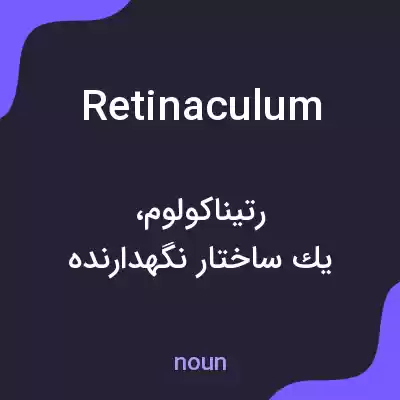 معنی retinaculum به فارسی معنی retinaculum به فارسی