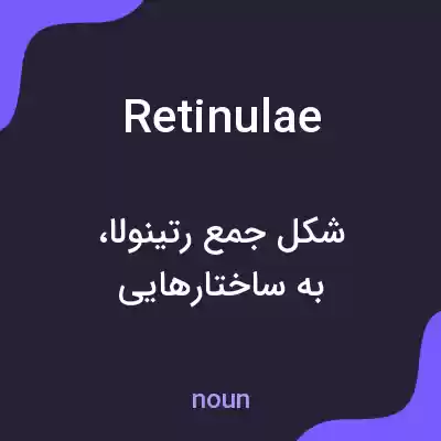 معنی retinulae به فارسی معنی retinulae به فارسی