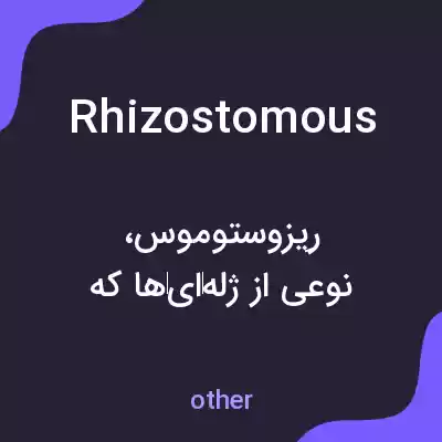 معنی rhizostomous به فارسی معنی rhizostomous به فارسی