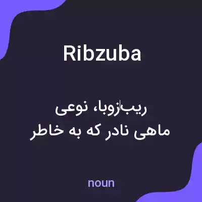 معنی ribzuba به فارسی معنی ribzuba به فارسی