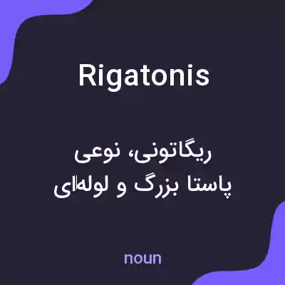 معنی rigatonis به فارسی معنی rigatonis به فارسی