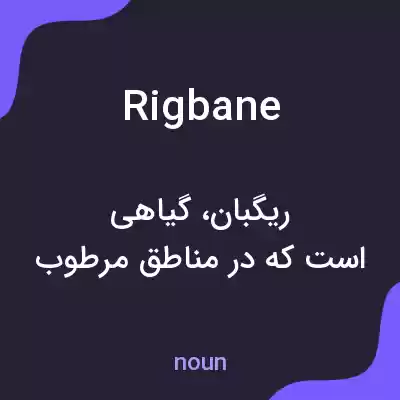 معنی rigbane به فارسی معنی rigbane به فارسی