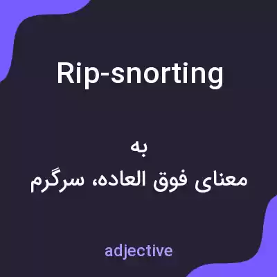 معنی rip-snorting به فارسی معنی rip-snorting به فارسی