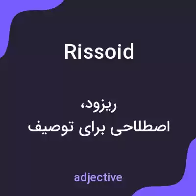 معنی rissoid به فارسی معنی rissoid به فارسی