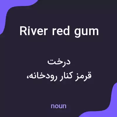 معنی river red gum به فارسی معنی river red gum به فارسی