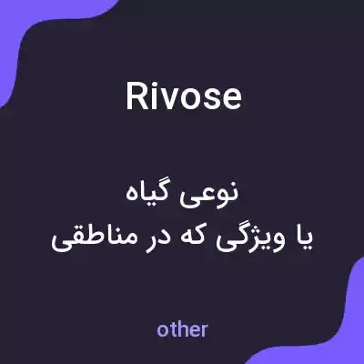 معنی rivose به فارسی معنی rivose به فارسی
