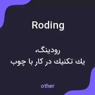 معنی roding به فارسی معنی roding به فارسی