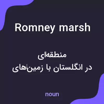 معنی romney marsh به فارسی معنی romney marsh به فارسی