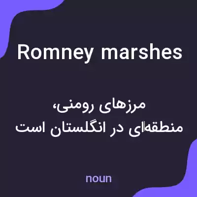 معنی romney marshes به فارسی معنی romney marshes به فارسی