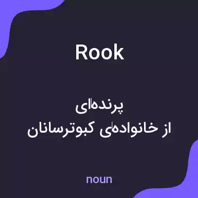 معنی rook به فارسی