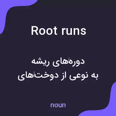 معنی root runs به فارسی معنی root runs به فارسی