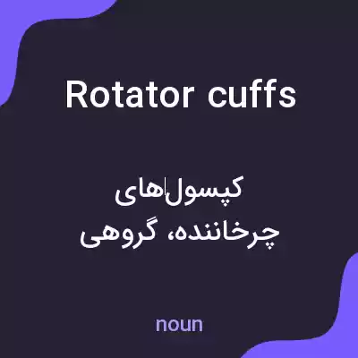 معنی rotator cuffs به فارسی معنی rotator cuffs به فارسی