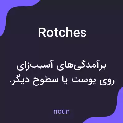 معنی rotches به فارسی معنی rotches به فارسی