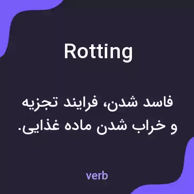 معنی rotting به فارسی معنی rotting به فارسی