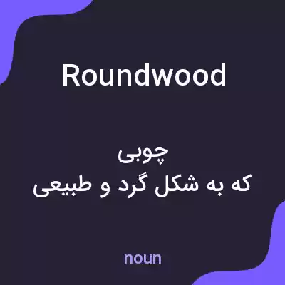معنی roundwood به فارسی معنی roundwood به فارسی