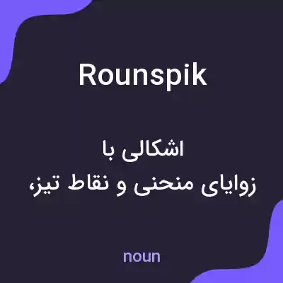 معنی rounspik به فارسی معنی rounspik به فارسی