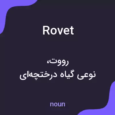 معنی rovet به فارسی
