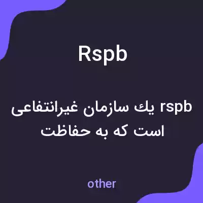 معنی rspb به فارسی معنی rspb به فارسی