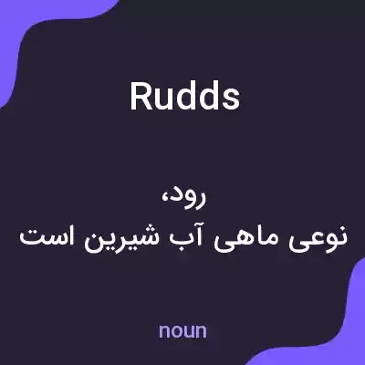 معنی rudds به فارسی معنی rudds به فارسی