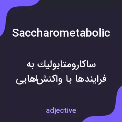 معنی saccharometabolic به فارسی معنی saccharometabolic به فارسی