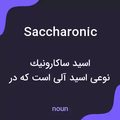 معنی saccharonic به فارسی معنی saccharonic به فارسی