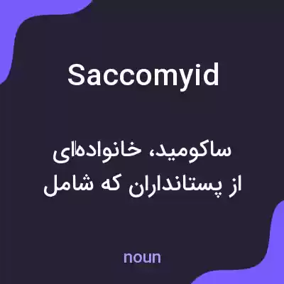 معنی saccomyid به فارسی معنی saccomyid به فارسی